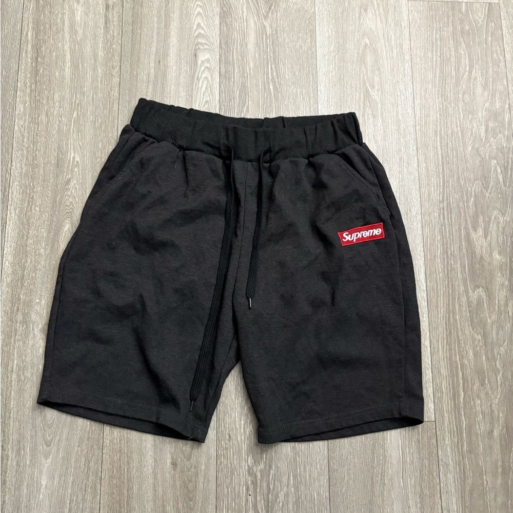 Supreme Black Athletic Shorts